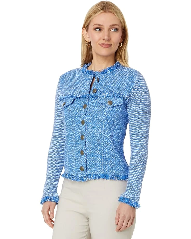 NIC+ZOE Utility Fringe Mix Knit Jacket | Coats & Outerwear 5 NIC+ZOE Utility Fringe Mix Knit Jacket | Coats & Outerwear - Image 3