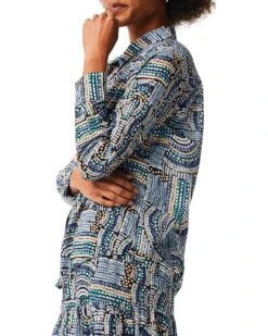 NIC+ZOE Mosaic Mix Crinkle Shirt | Dresses 10 NIC+ZOE Mosaic Mix Crinkle Shirt | Dresses -Clothing Fancy Shop 914O3179ueL. AC SR736920