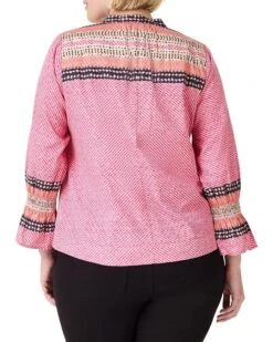 NIC+ZOE Plus Spotty Stripes Top | Shirts & Tops -Clothing Fancy Shop 91Na0YzXTgL. AC SR736920